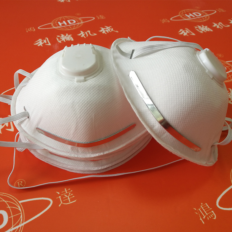 全自動杯型口罩耳帶打釘一體機HD-11717 全自動杯型口罩耳帶打釘一體機HD-11717