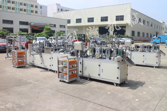 全自動折疊口罩一體機